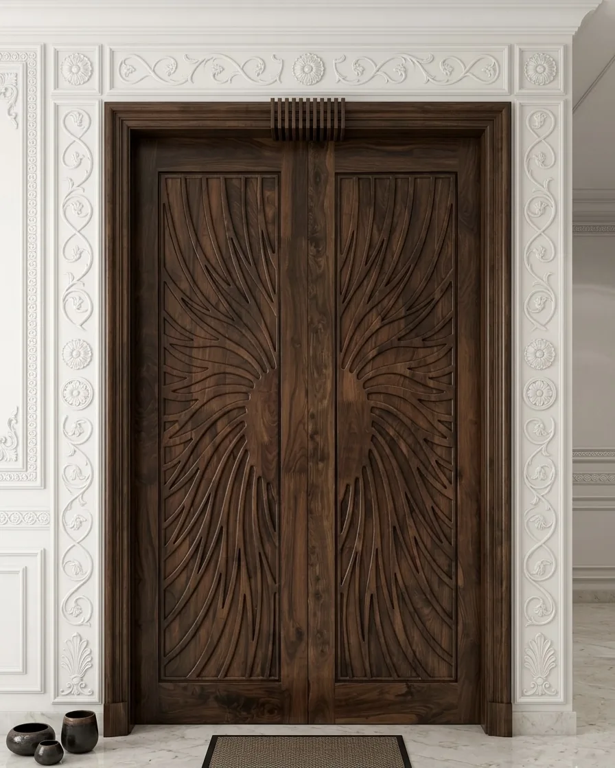 Arya Timber CNC engraved door design 10