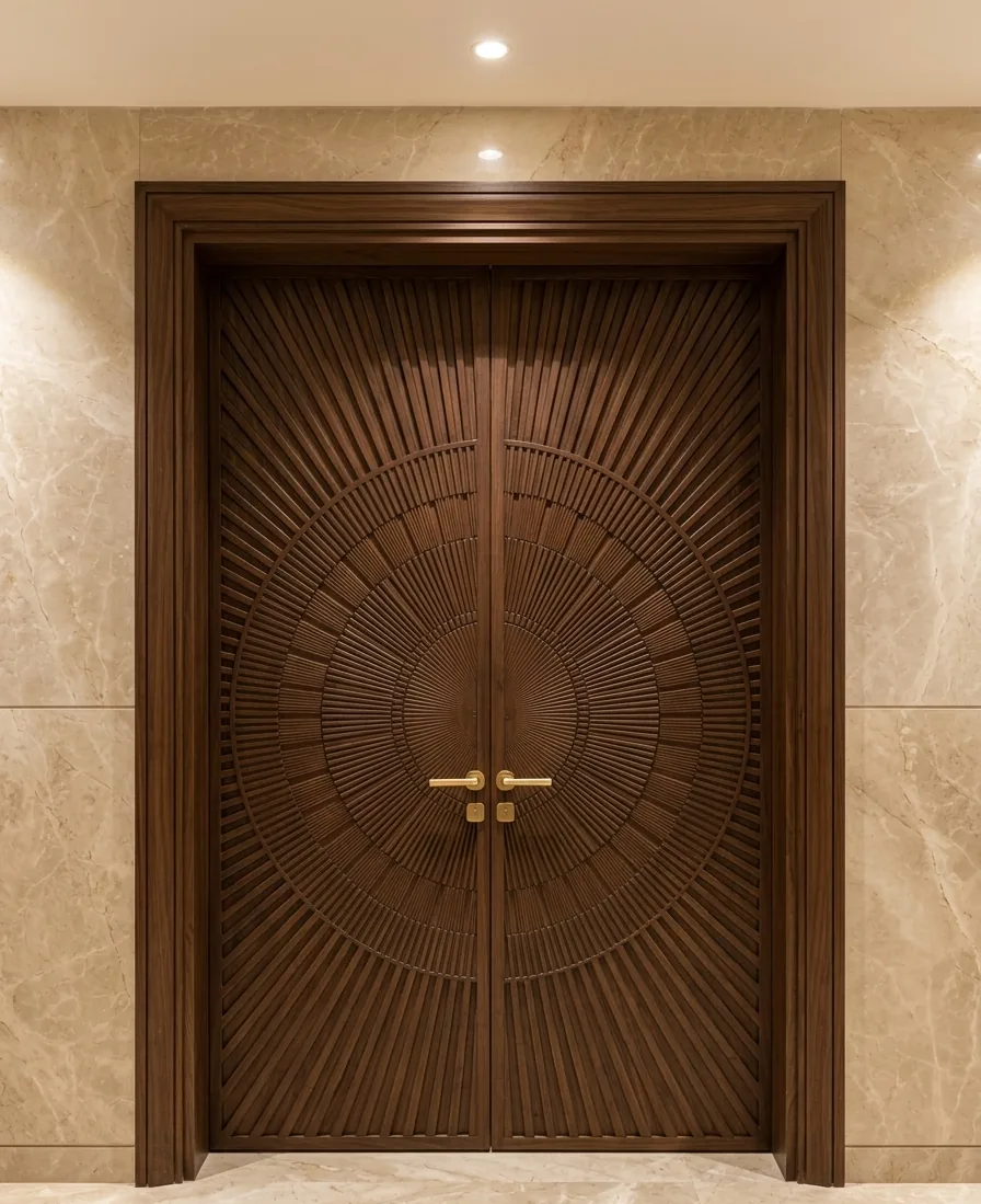 Arya Timber CNC engraved door design 16
