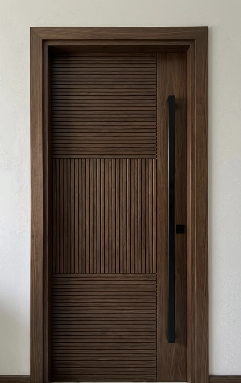 Modern wooden flush door by Arya Timber