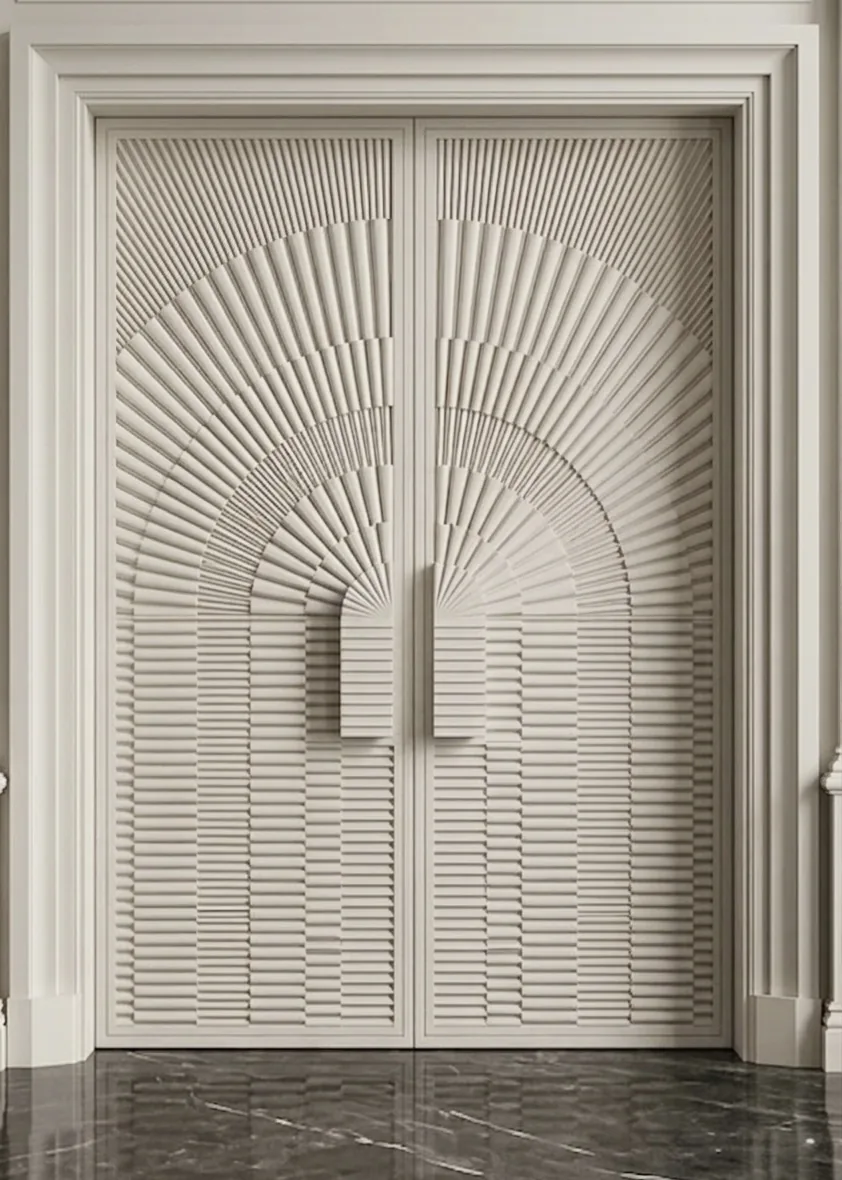 Arya Timber PU painted door design 4
