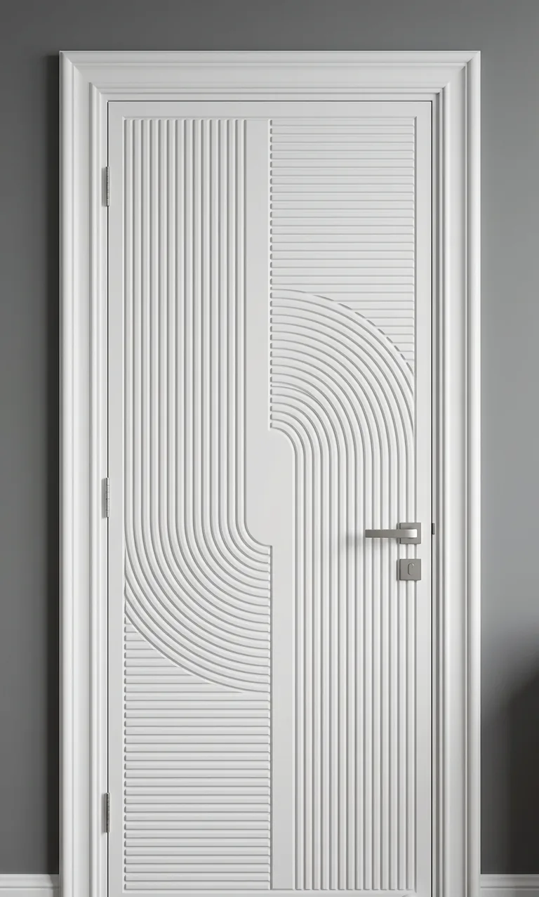 Arya Timber PU painted door design 5