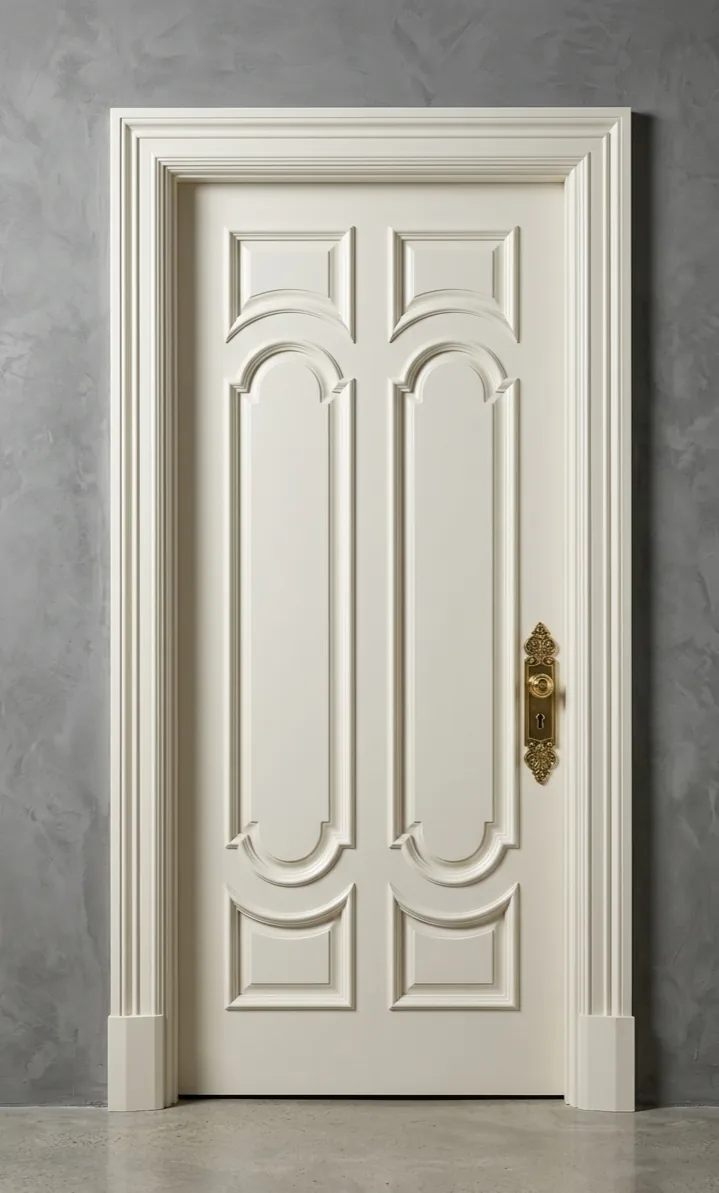 White PU painted door by Arya Timber